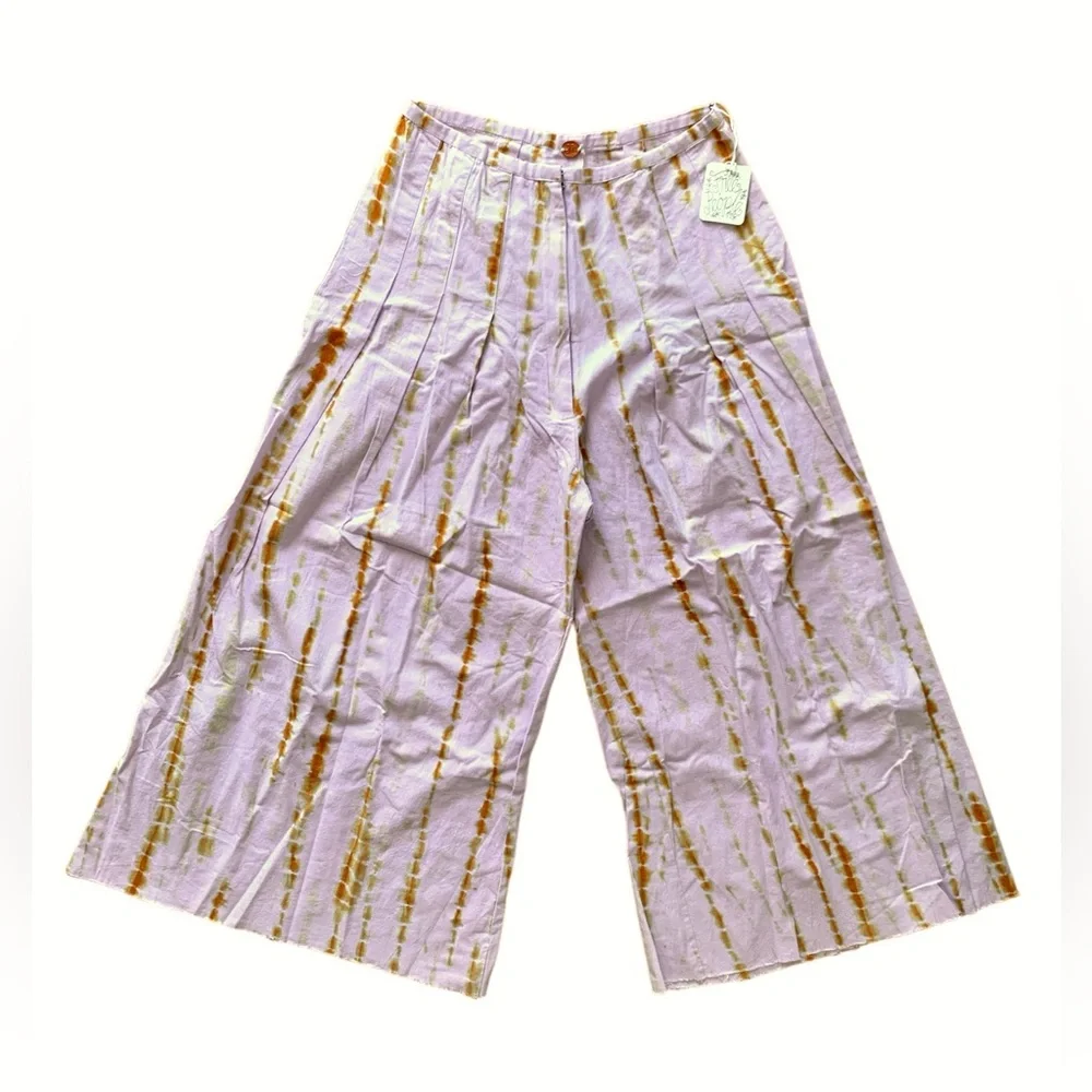 Free People Daydream Tie Dye Culotte Pants - Picture 3 of 7